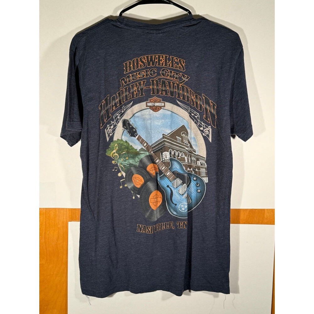 Harley Davidson Motorcycles Boswells Nashville Tennessee Shirt Medium M - Picture 6 of 9